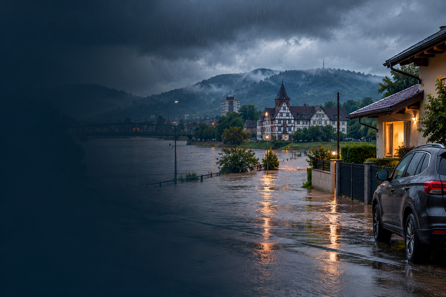 Enchente e alagamento em Blumenau